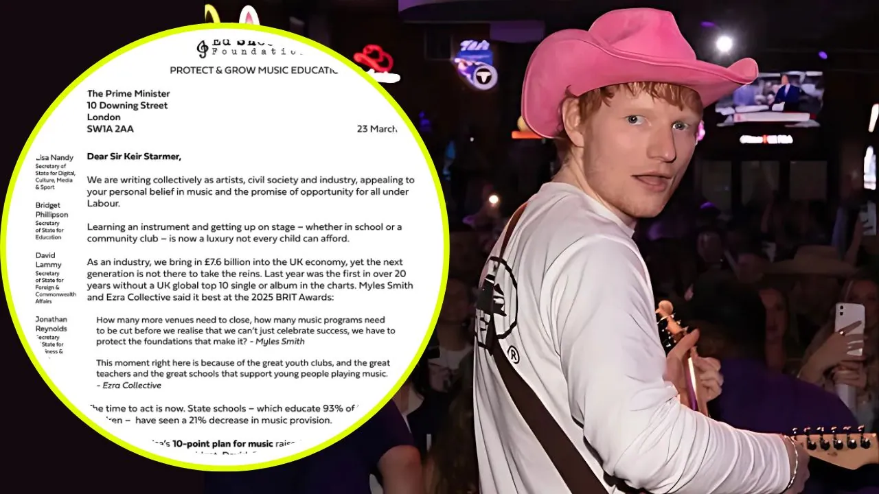Ed Sheeran Asks UK Government to Support Music Education