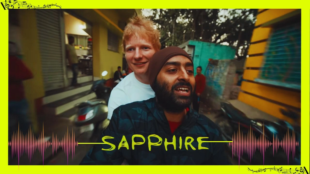 Ed Sheeran and Arijit Singh Unveil Cross-Cultural Collaboration Sapphire Behind the Scenes