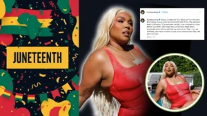 Lizzo Shares Powerful Juneteenth Message with Pride, Power, and a Pop of Red!
