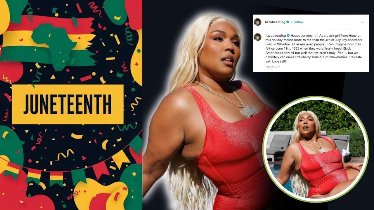 Lizzo Shares Powerful Juneteenth Message with Pride, Power, and a Pop of Red!