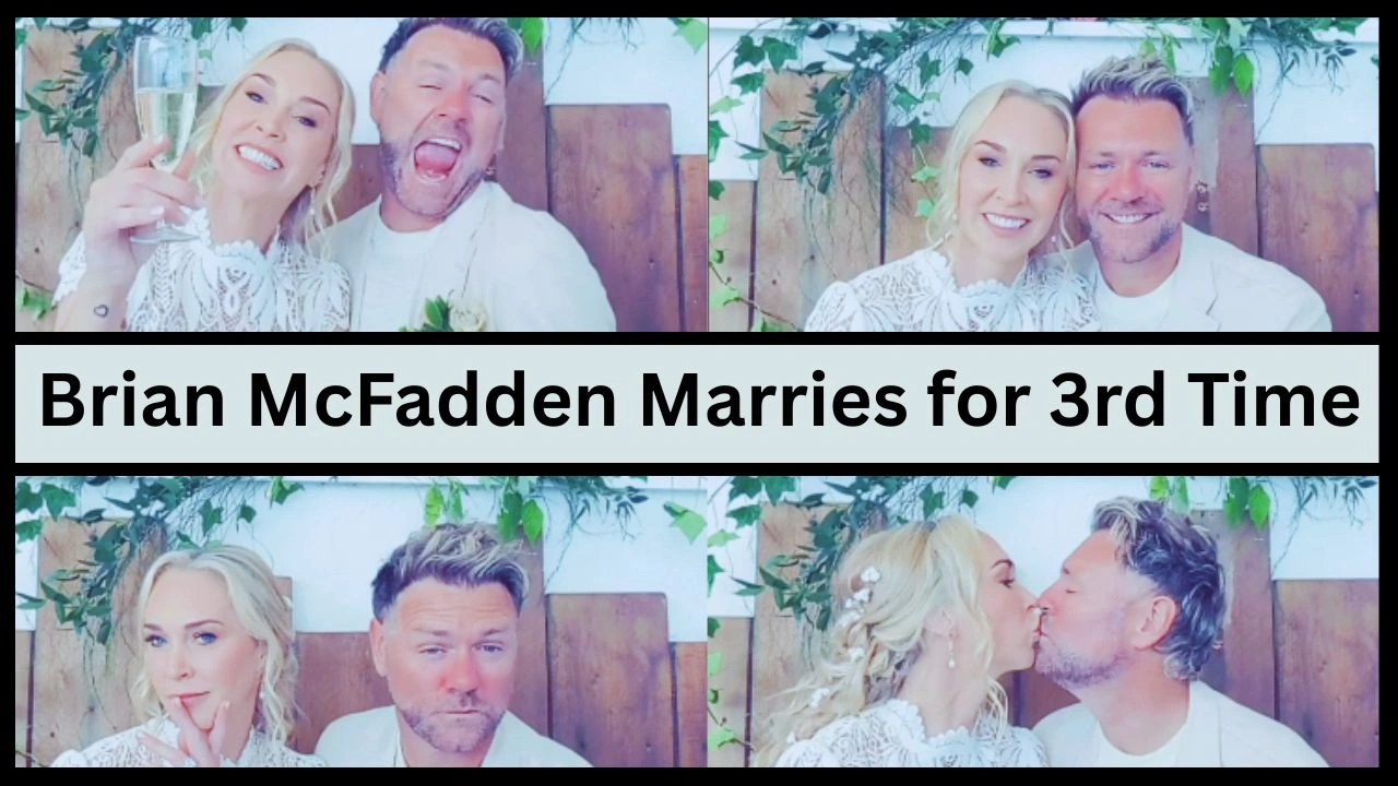Brian McFadden Marries Danielle Parkinson After 8 Years Together