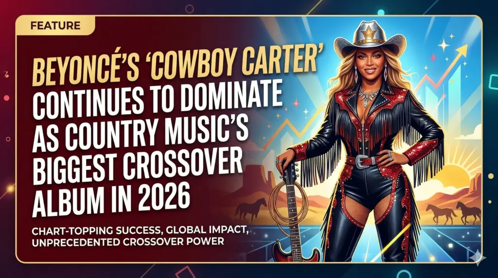 Beyoncé's 'Cowboy Carter' Continues to Dominate as Country Music's Biggest Crossover Album in 2026