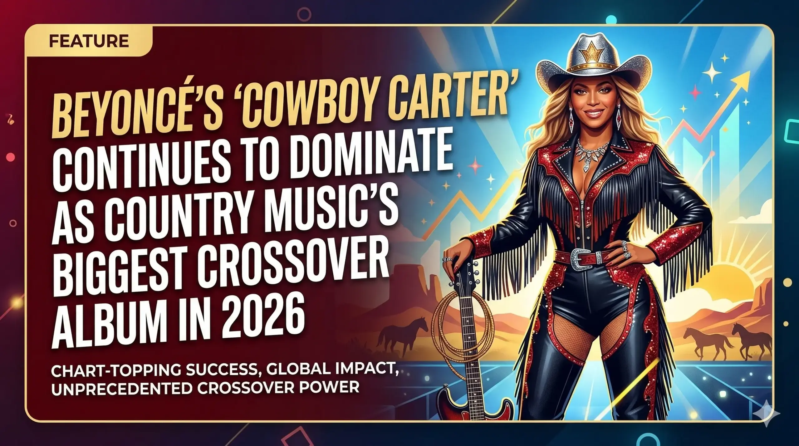 Beyoncé's 'Cowboy Carter' Continues to Dominate as Country Music's Biggest Crossover Album in 2026