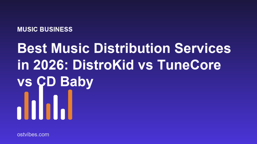 Best Music Distribution Services in 2026: DistroKid vs TuneCore vs CD Baby