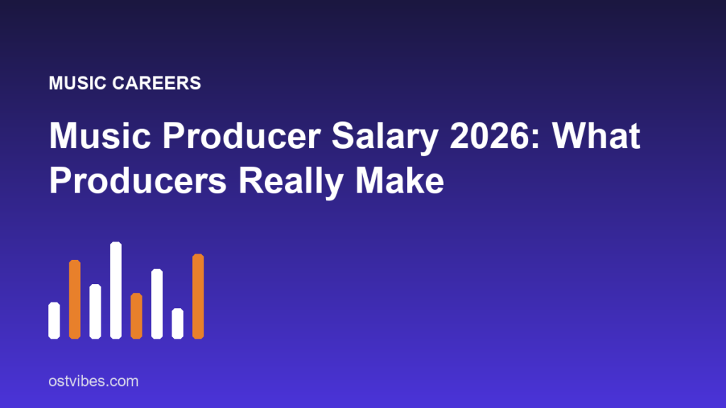 Music Producer Salary 2026: What Producers Really Make